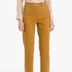 EUC Everlane Straight Leg Pant in Golden Brown - Size 16